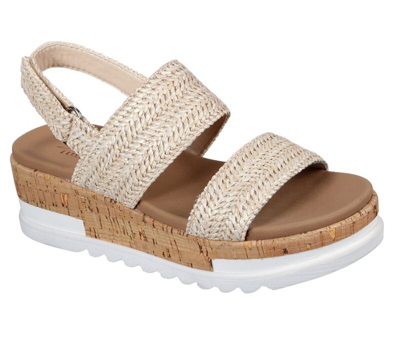Skechers Dam Beige Sandaler - Honey Rise - Sverige (JFZQU-2593)